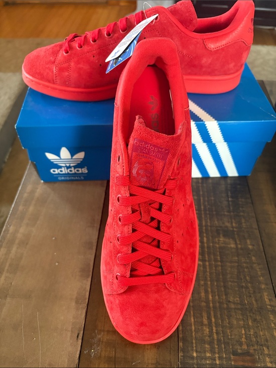 adidas Originals Other - Adidas Stan Smith Power Red Sneakers Size 10.5